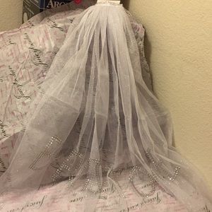 BLING "BRIDE TO BE" Veil